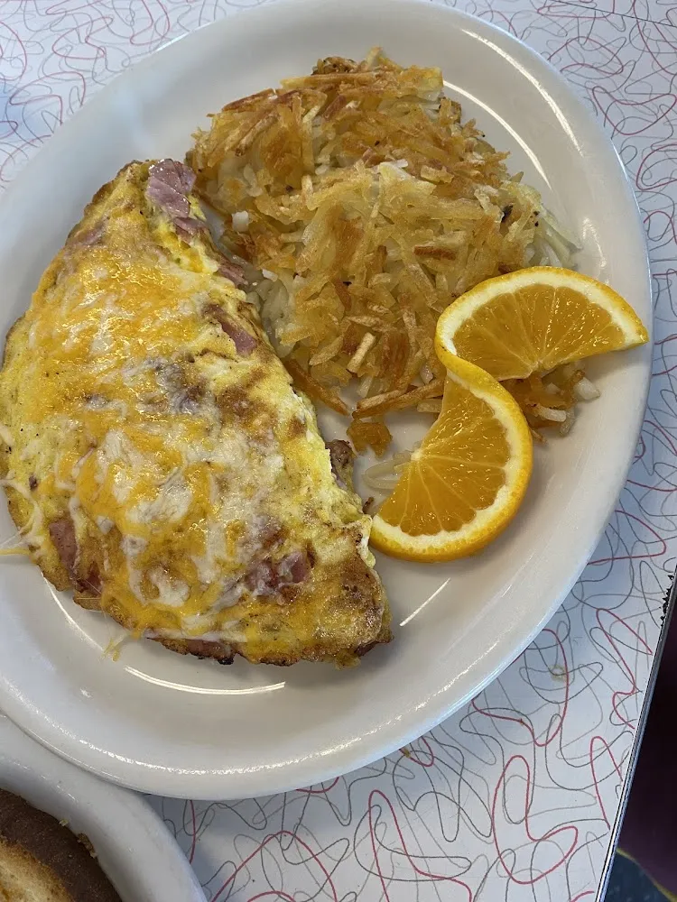Cheese Omelet Hashbrowns