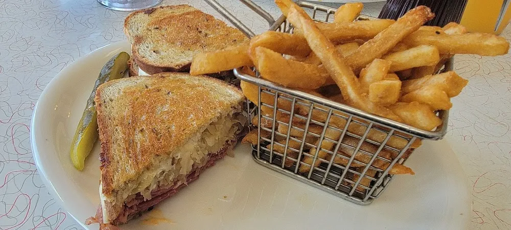 Reuben Sandwich with Fries
